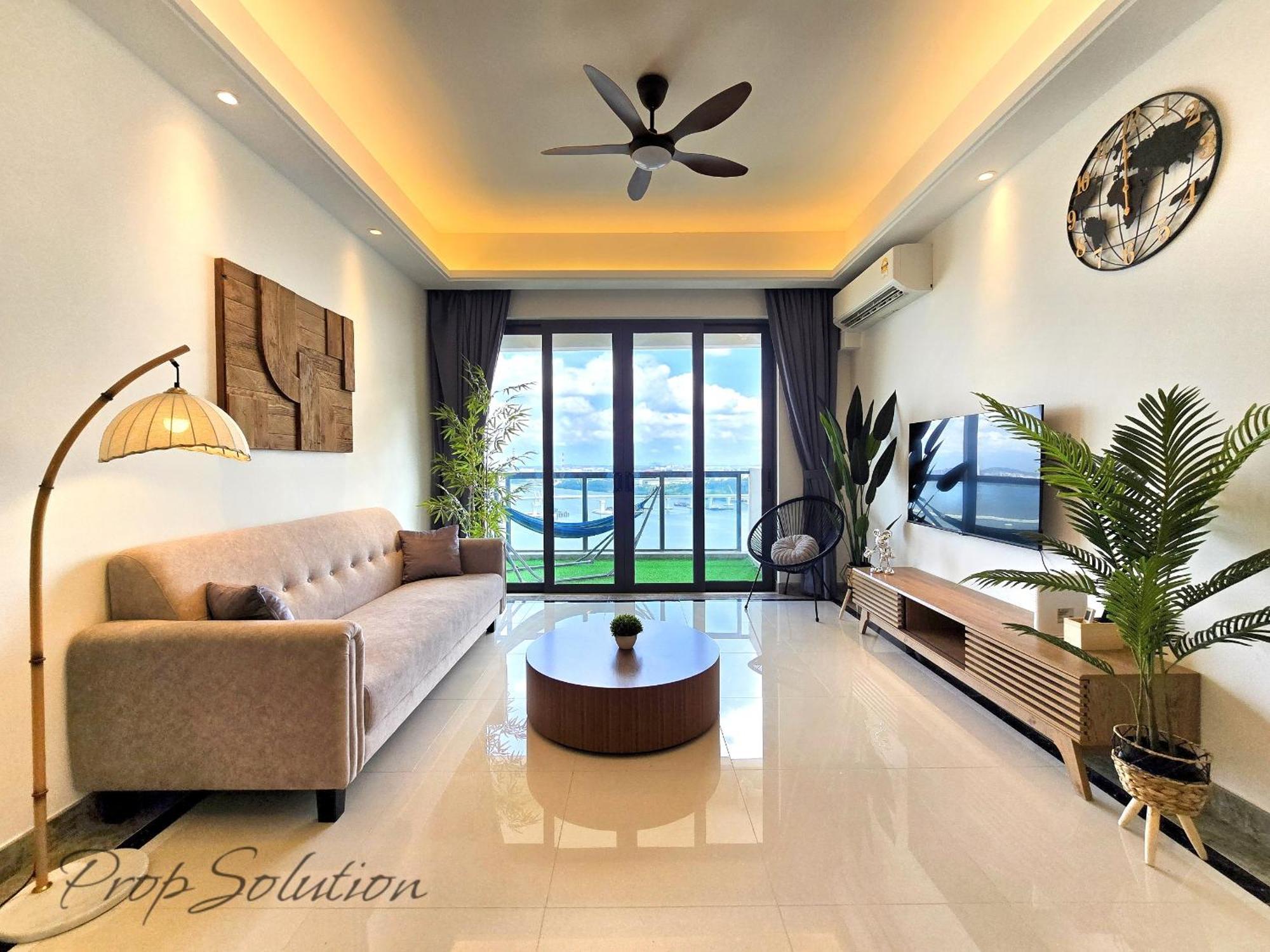Full Seaview 3br Ciq 9-10 Pax Apartment *